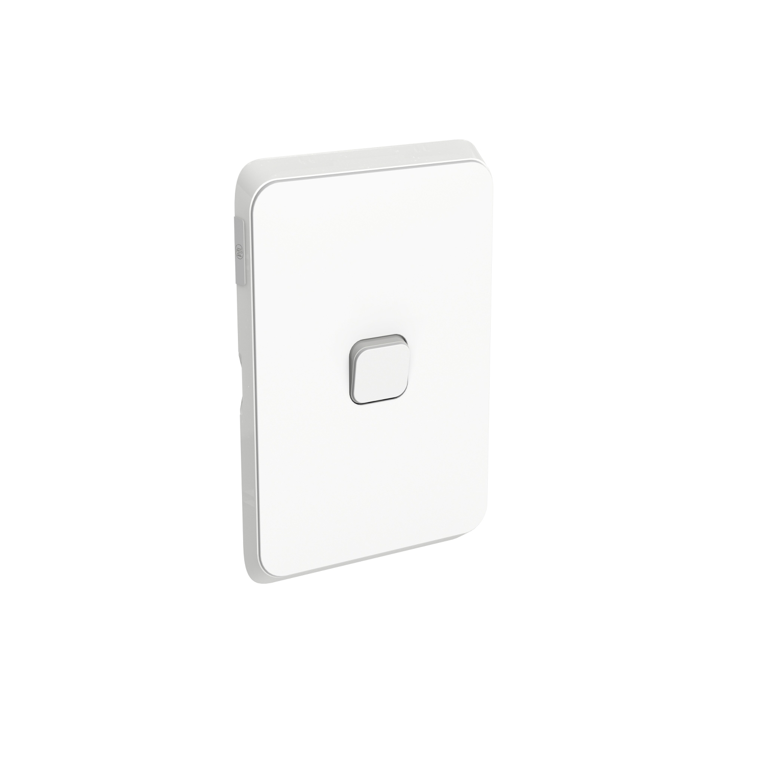 PDL381C-VW - PDL Iconic Cover Plate Switch 1Gang - Vivid White